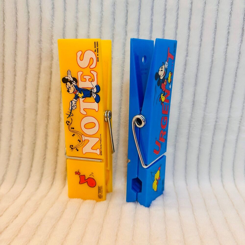 Monogram Products large Mickey Mouse Walt Disney Clothes Pin Paperweight